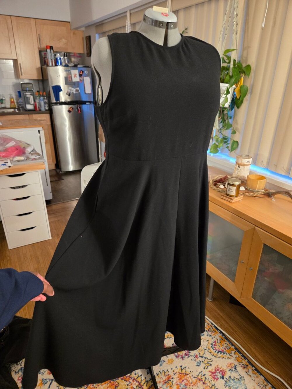 Great Quality A-Line Black Dress